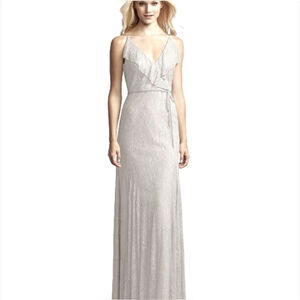 Jenny Yoo Florentine Lace Gown in Ivory Size 4